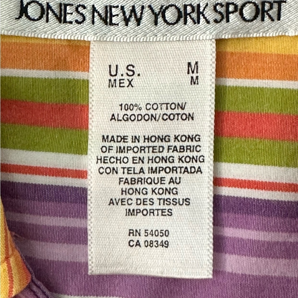 Jones New York Sport Women’s Multicolor Long Sleeve Button-Up Shirt 🌟 - Picture 10 of 11